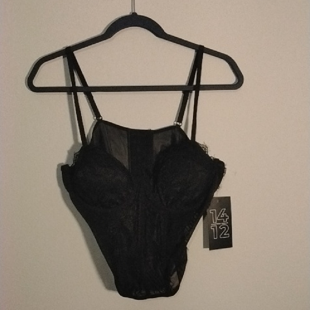 Elegant Black Lace Top